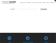 Tablet Screenshot of cabinet-saadi.com